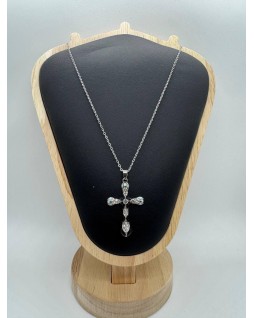 Collana  con Crocifisso Acciaio